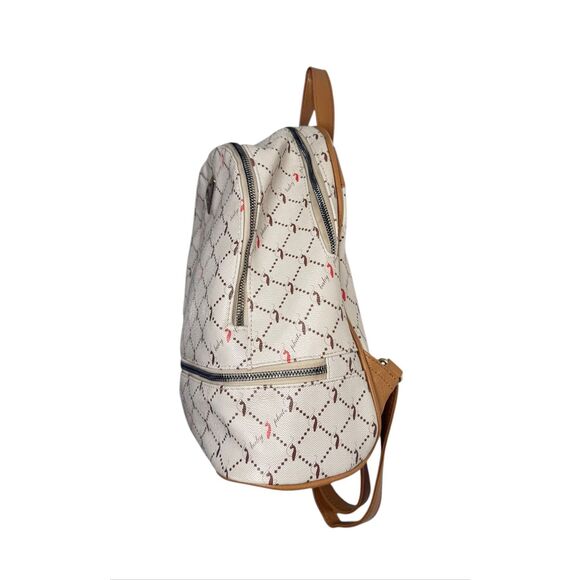 Vintage Baby Phat Backpack Purse Signature Cat Print Vinyl 2000s Y2K - Picture 4 of 9